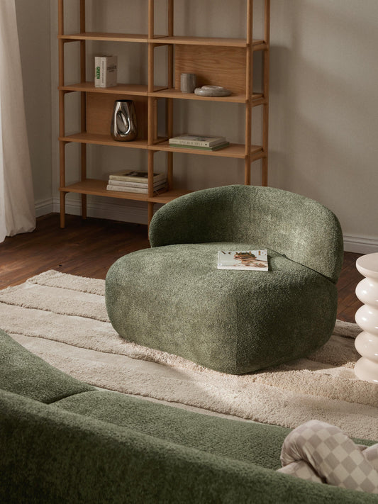 Albreda Teddy Bouclé Lounge Chair