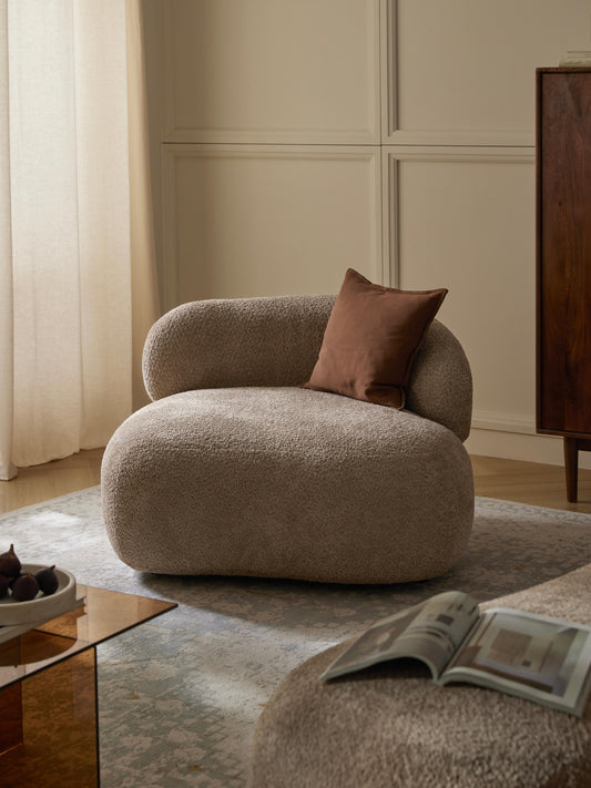 Albreda Teddy Bouclé Lounge Chair
