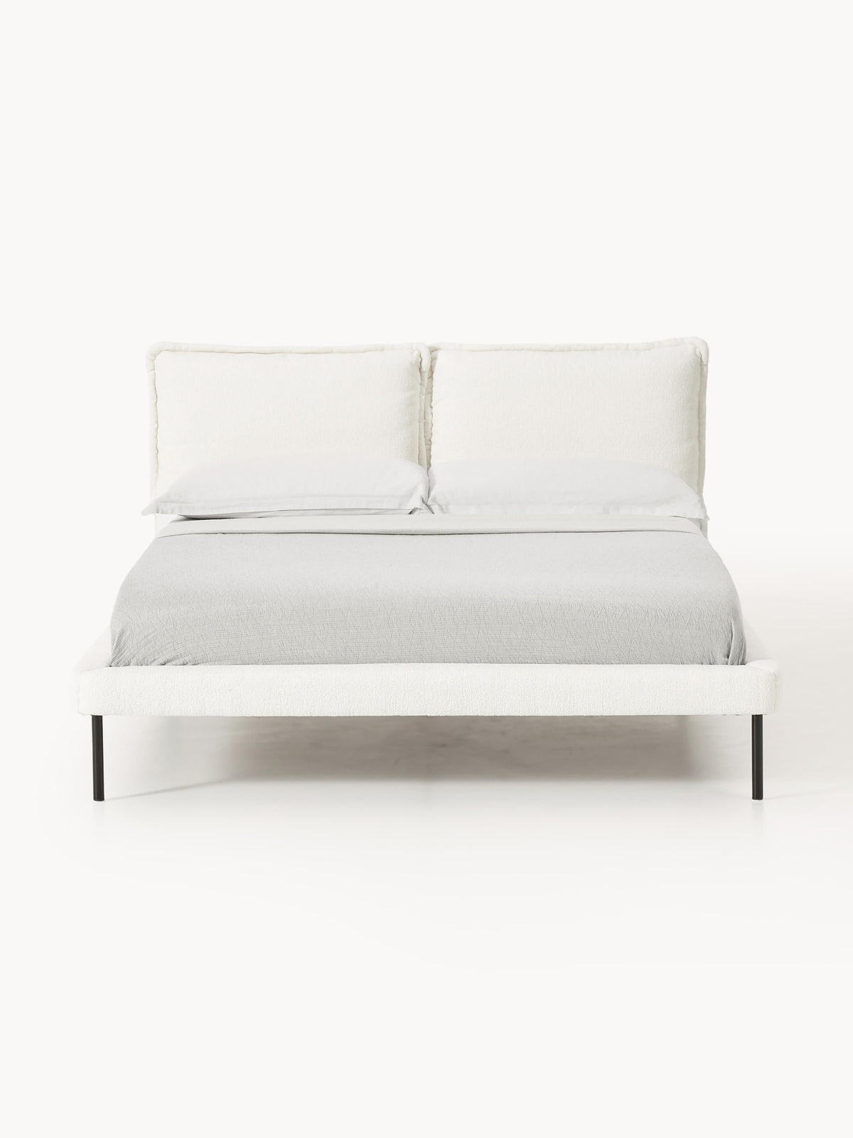 Amelita Upholstered Teddy Bouclé Bed
