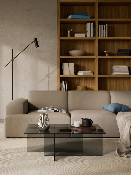 Anoutte Glass Coffee Table, W 102 cm