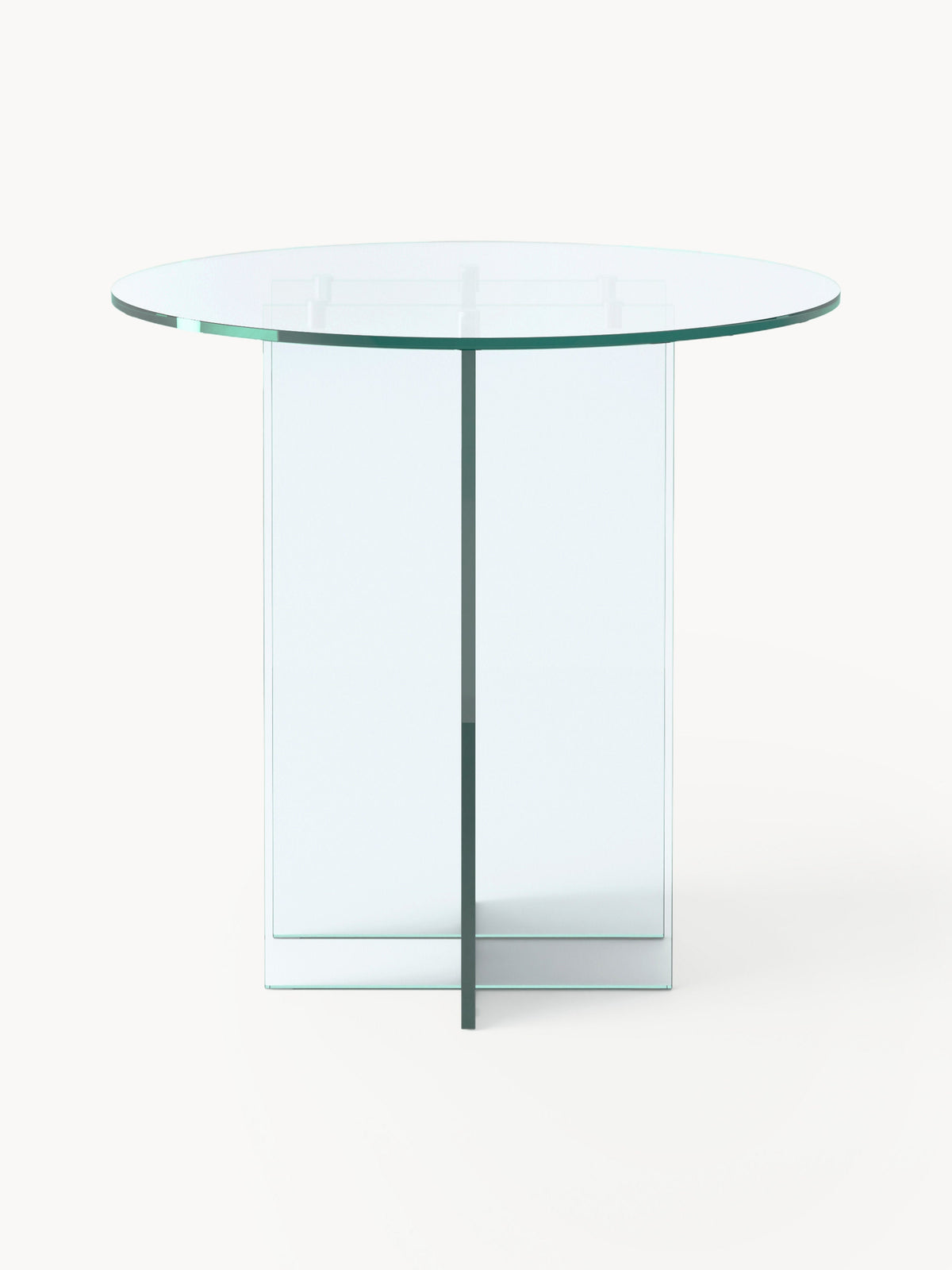 Anoutte Round Glass Dining Table, in Various Sizes