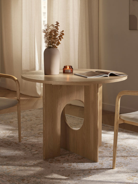 Apollino Round Dining Table, in Various Sizes