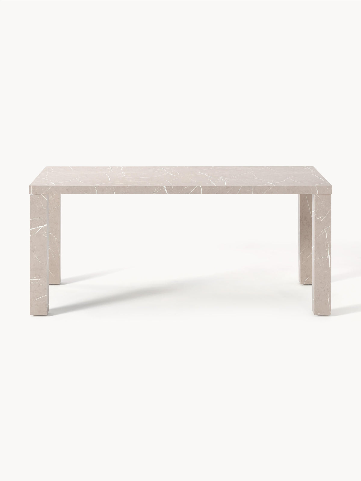 Carletto Dining Table in Marble Look, 180 x 90 cm