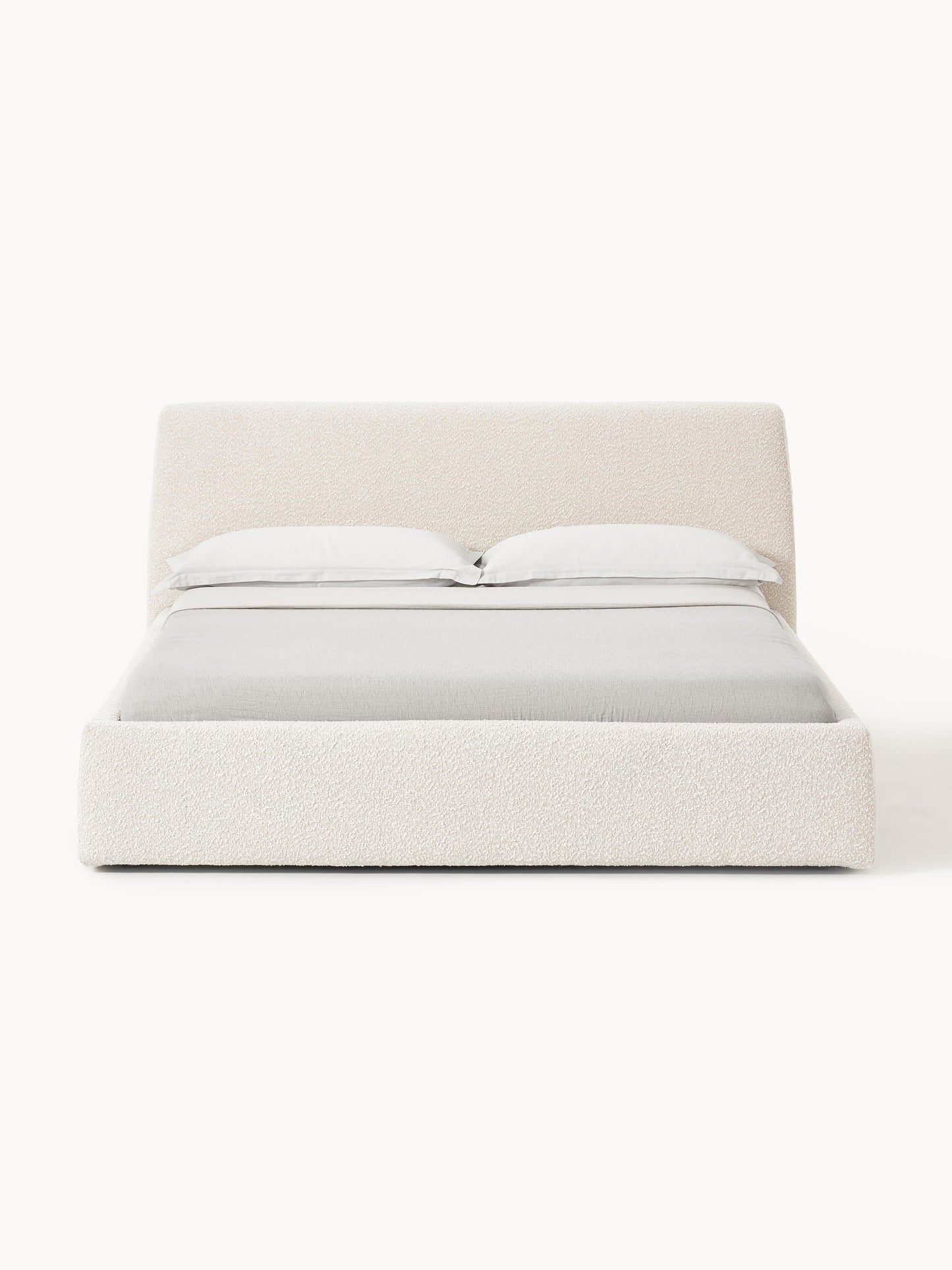 Clodina Upholstered Bouclé Bed