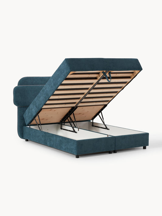 Enriella Box Spring Bed with Storage