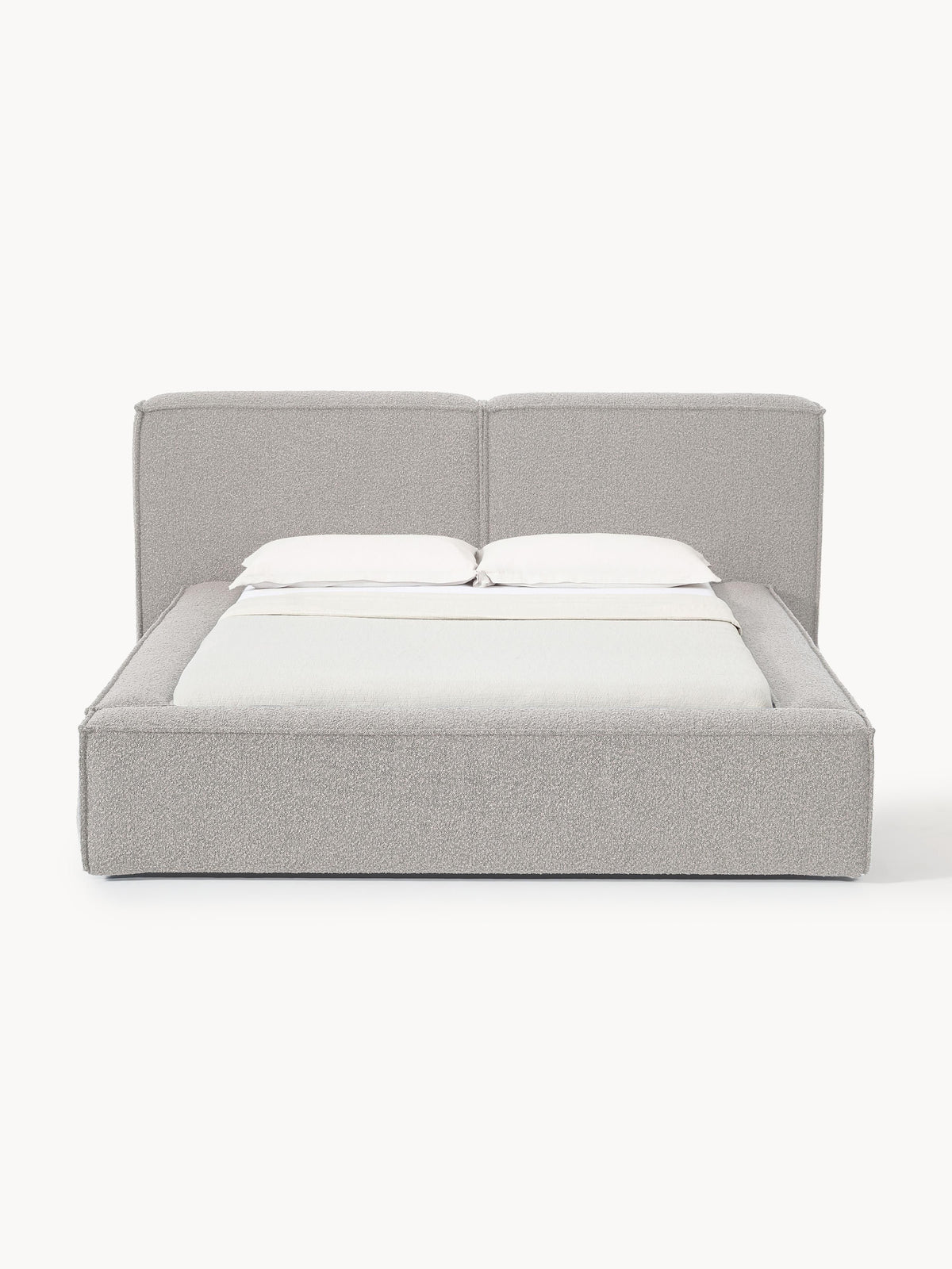 Lennick Bouclé Upholstered Bed