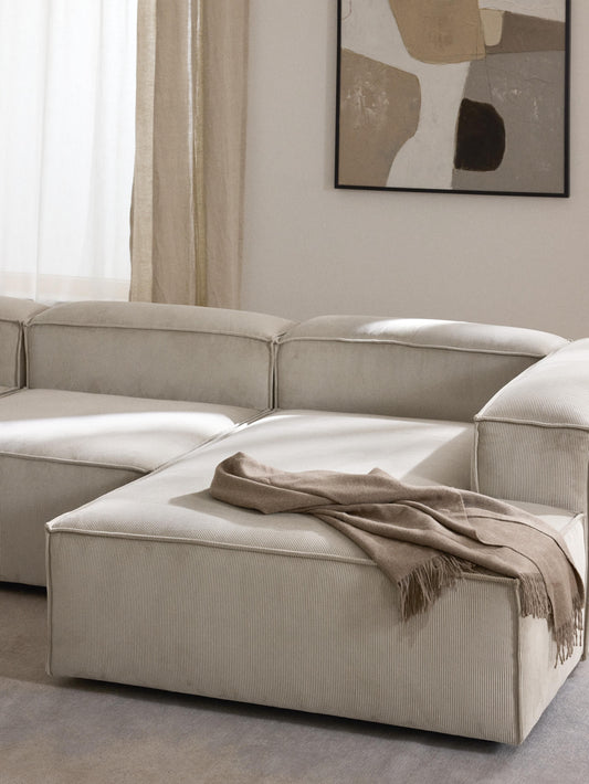 Lennick Corduroy Ottoman Corner Module