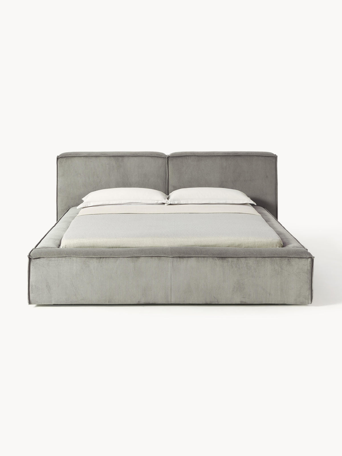 Lennick Corduroy Upholstered Bed