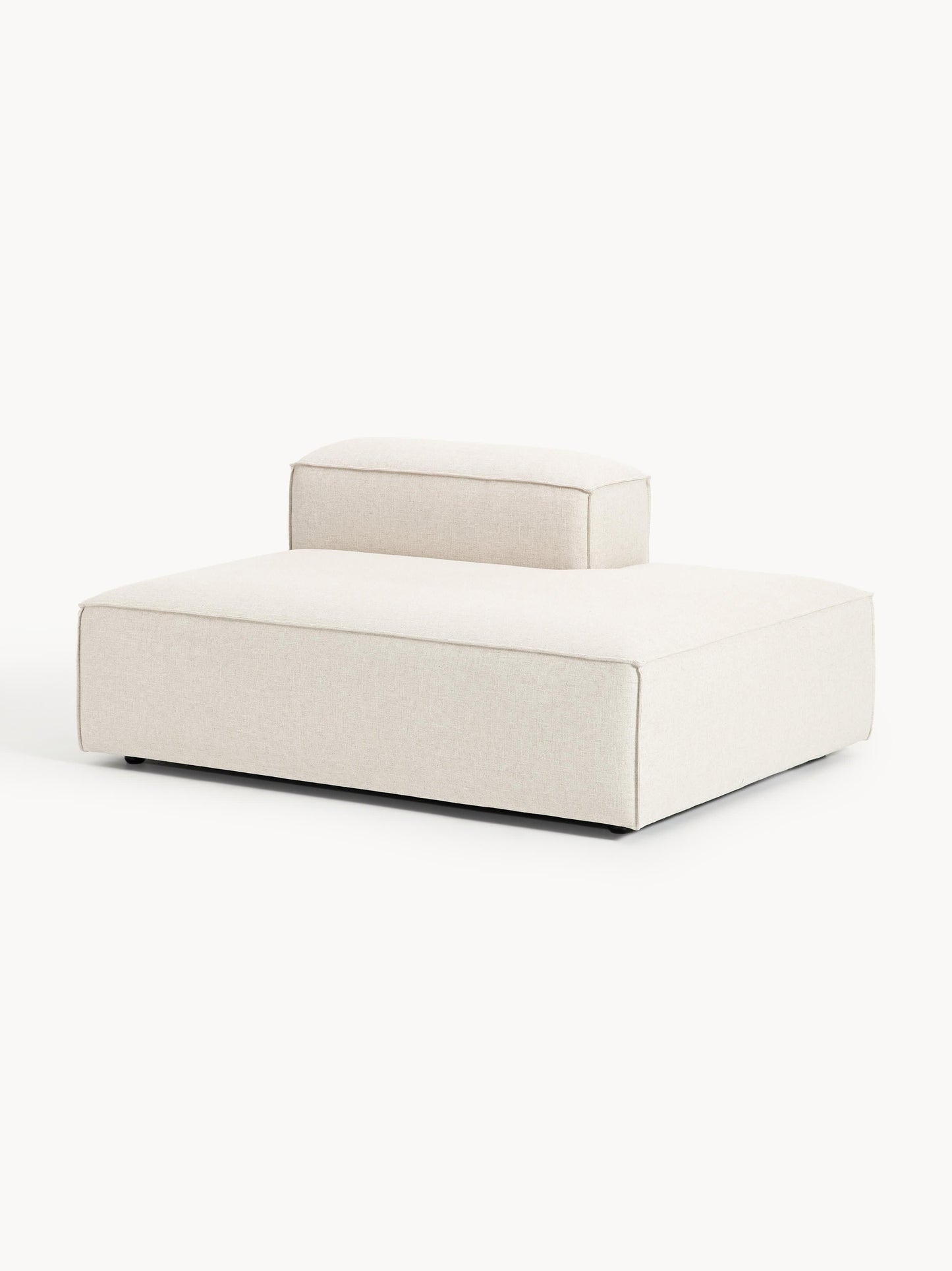 Lennick Linen Blend Ottoman Module