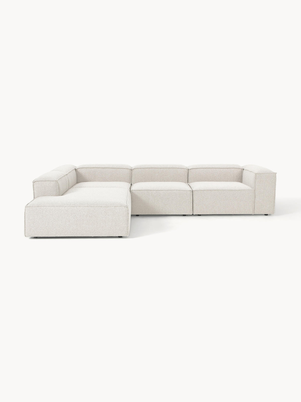 Lennick Modular XL Bouclé Corner Sofa (4-Seater)