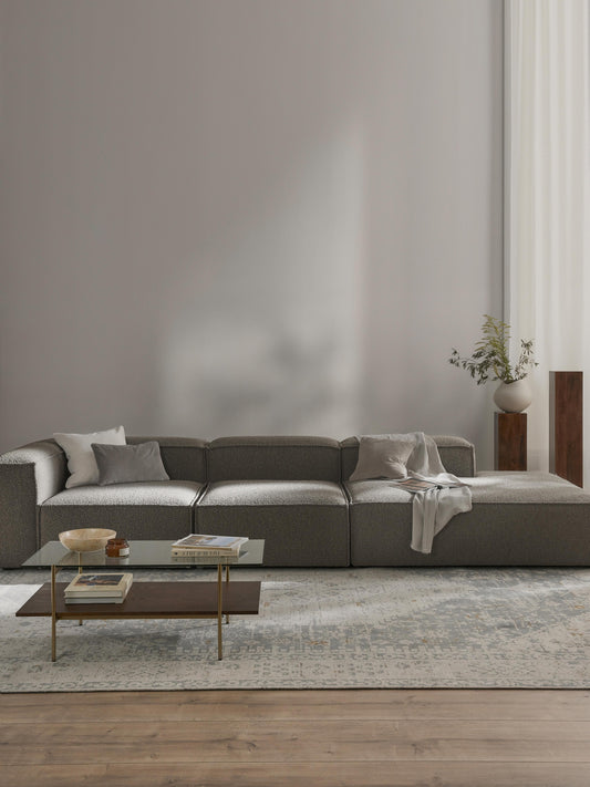 Lennick Modular XL Ottoman in Bouclé
