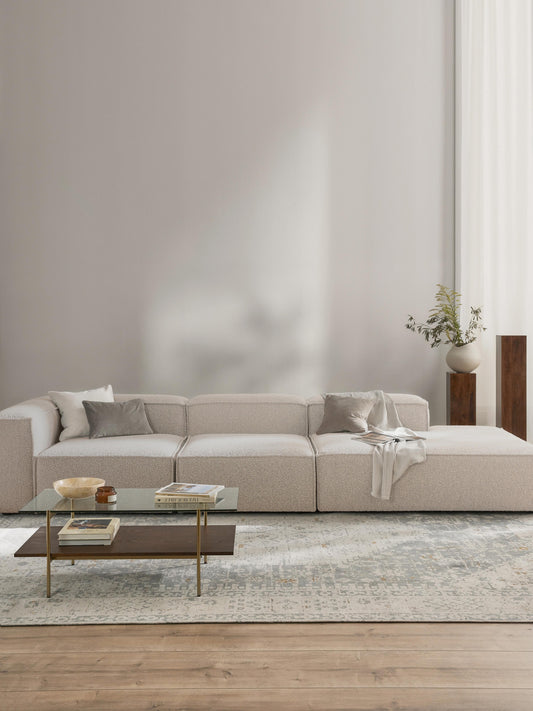 Lennick Modular XL Ottoman in Bouclé