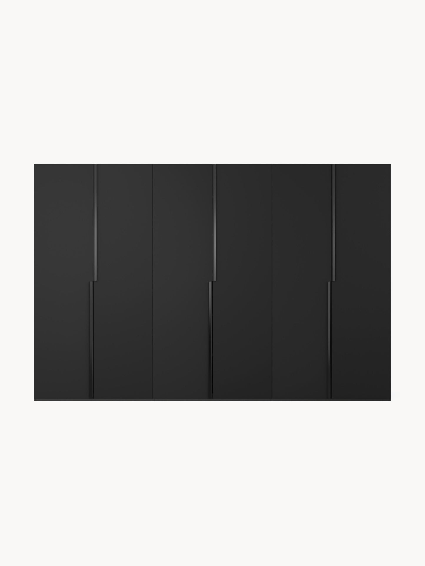 Leonzo Modular Hinged-Door Wardrobe, 300 cm Wide, in Various Sizes