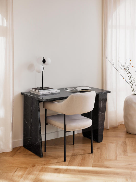 Liando Desk in Marble Look