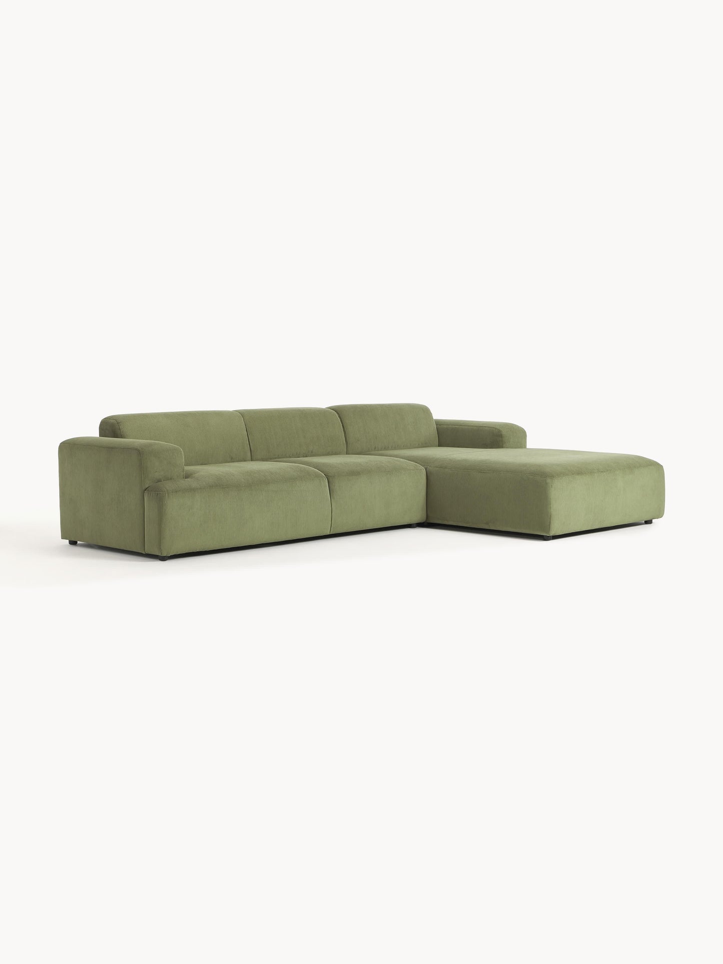 Melisa Corduroy Corner Sofa (4-Seater)