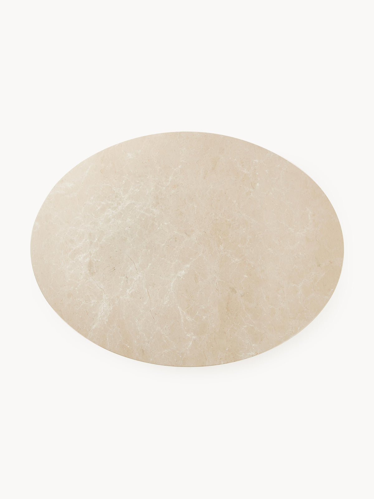 Milaya Oval Marble Dining Table, 120 x 90 cm
