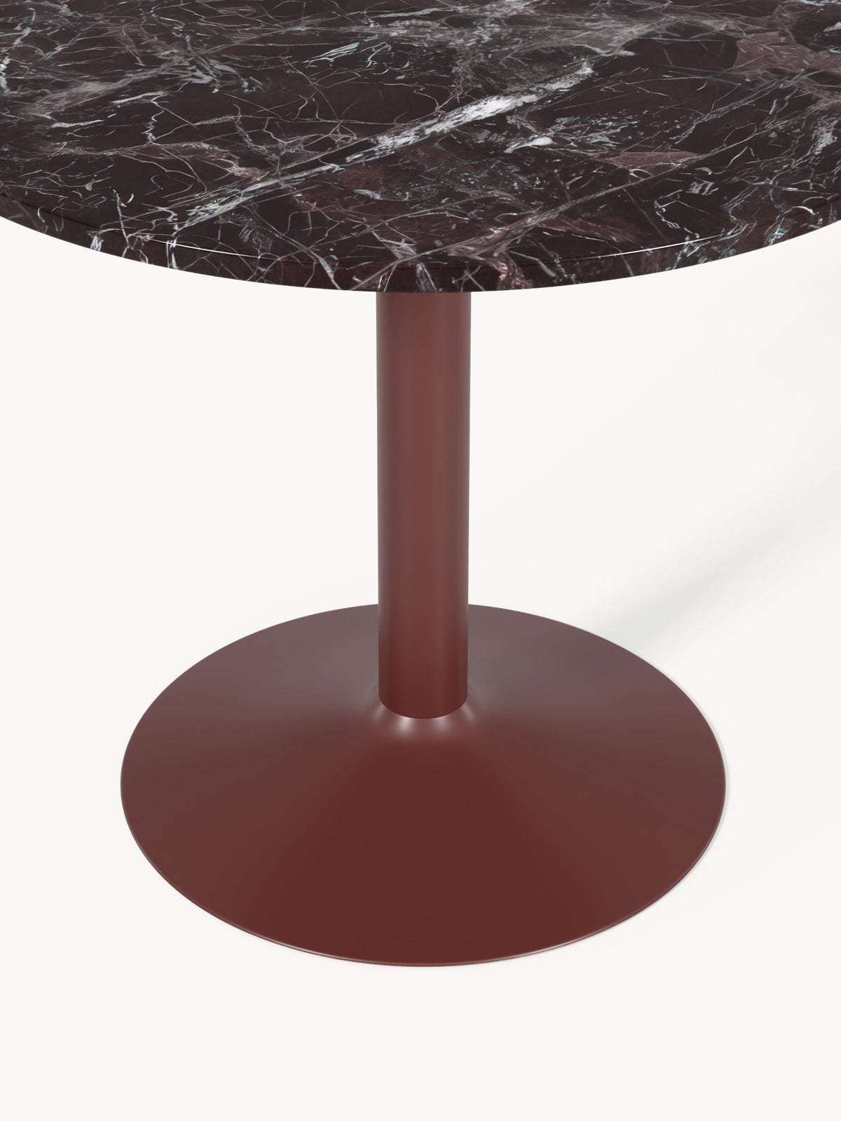 Milaya Round Marble Dining Table, Ø 90 cm