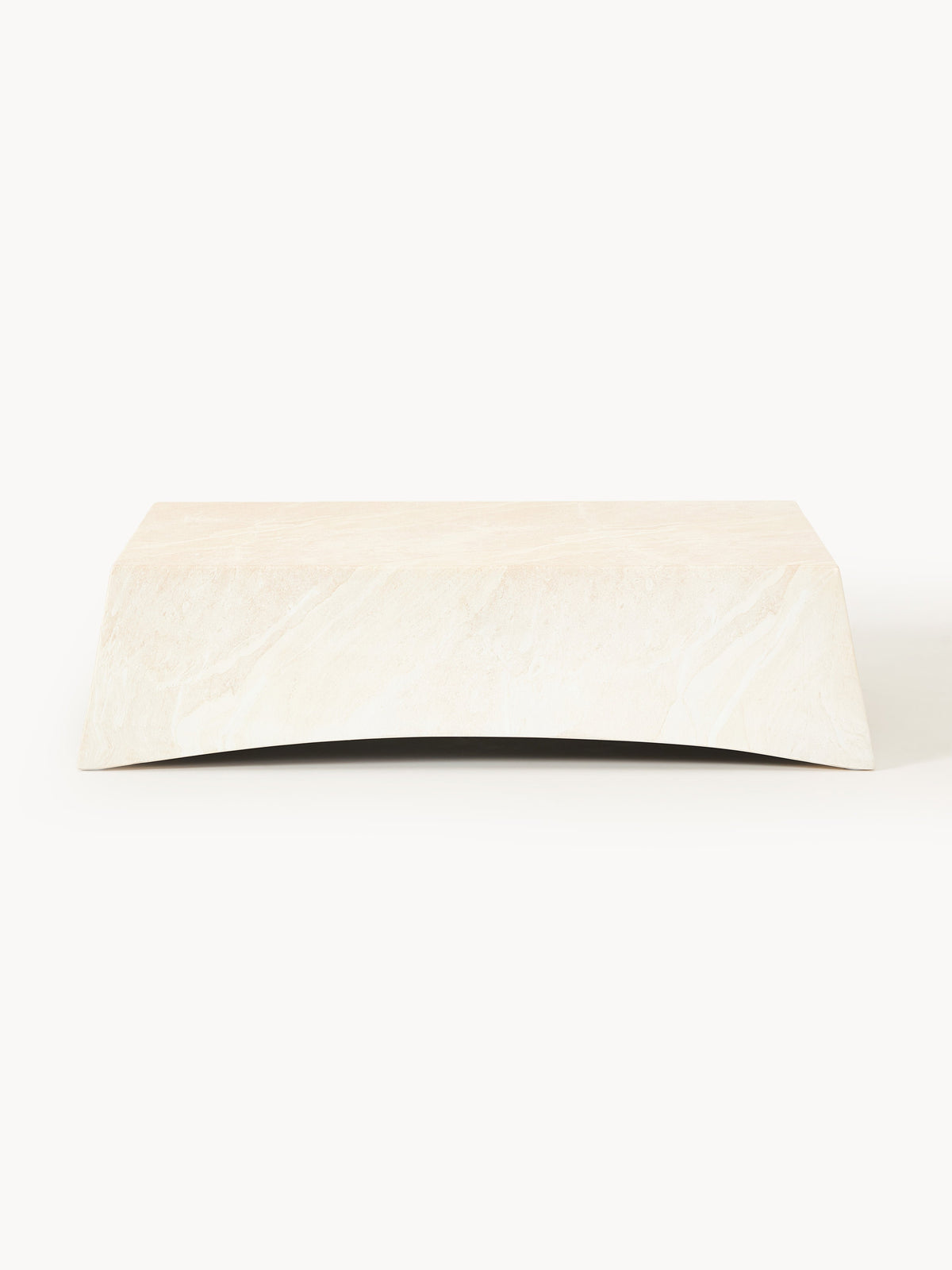 Mohara Indoor & Outdoor Coffee Table in Travertine Look, W 120 cm