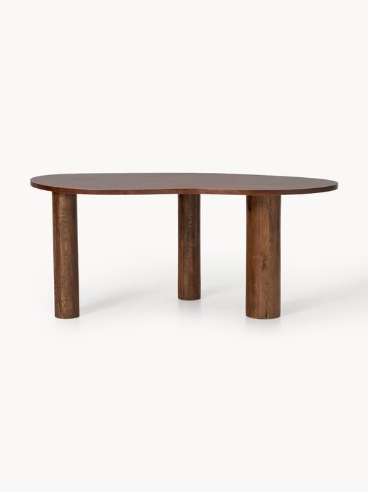 Narutta Dining Table in Oak with Organic Shape, in Various Sizes