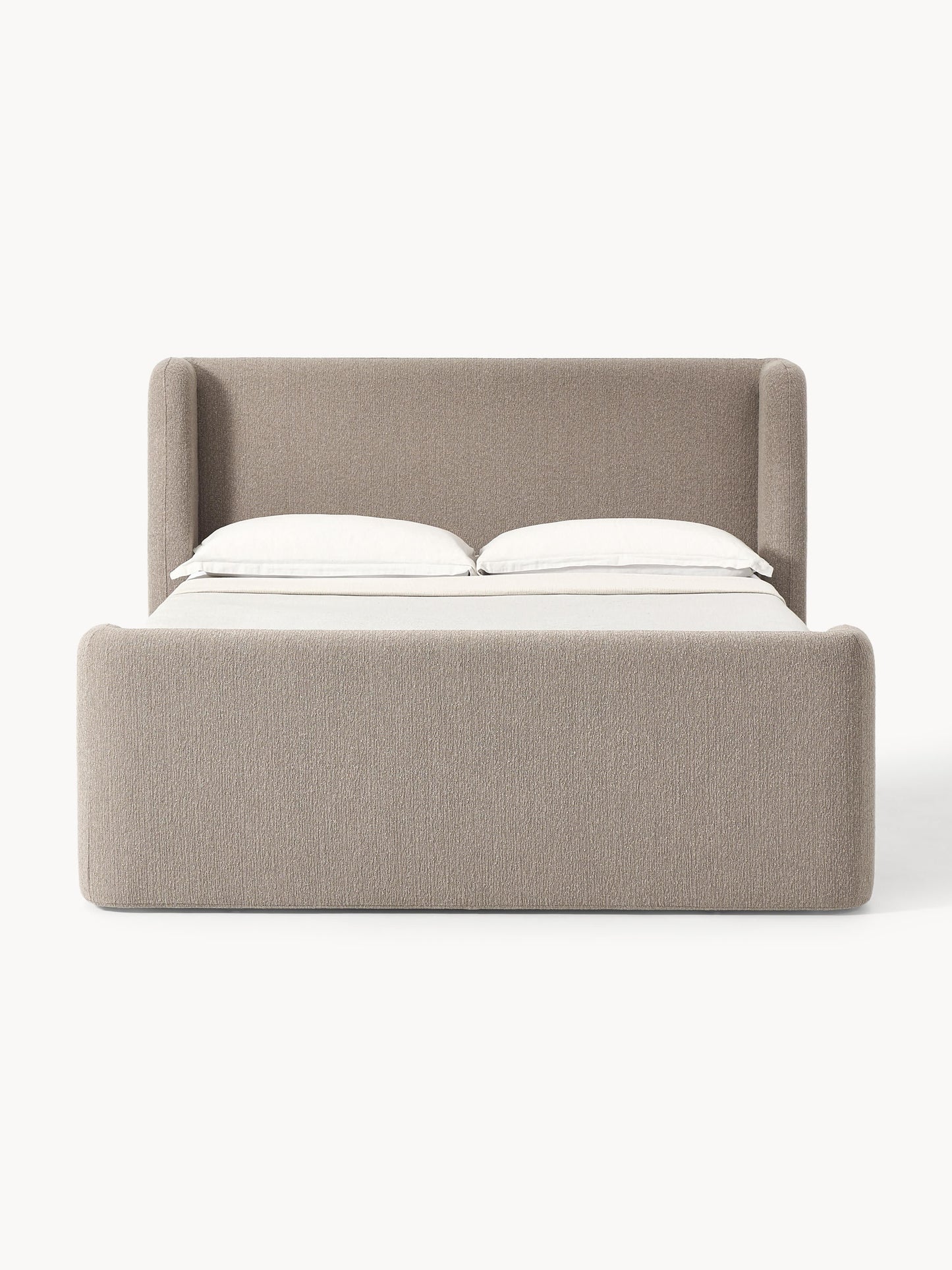 Perlita Bouclé Box Spring Bed