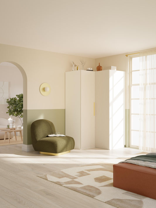 Simonetta Modular Corner Wardrobe, 115 cm Wide