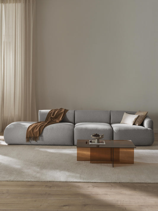 Sofinne Modular Bouclé Chaise (2-Seater)