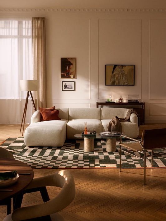 Sofinne Modular Bouclé Corner Sofa (3-Seater)