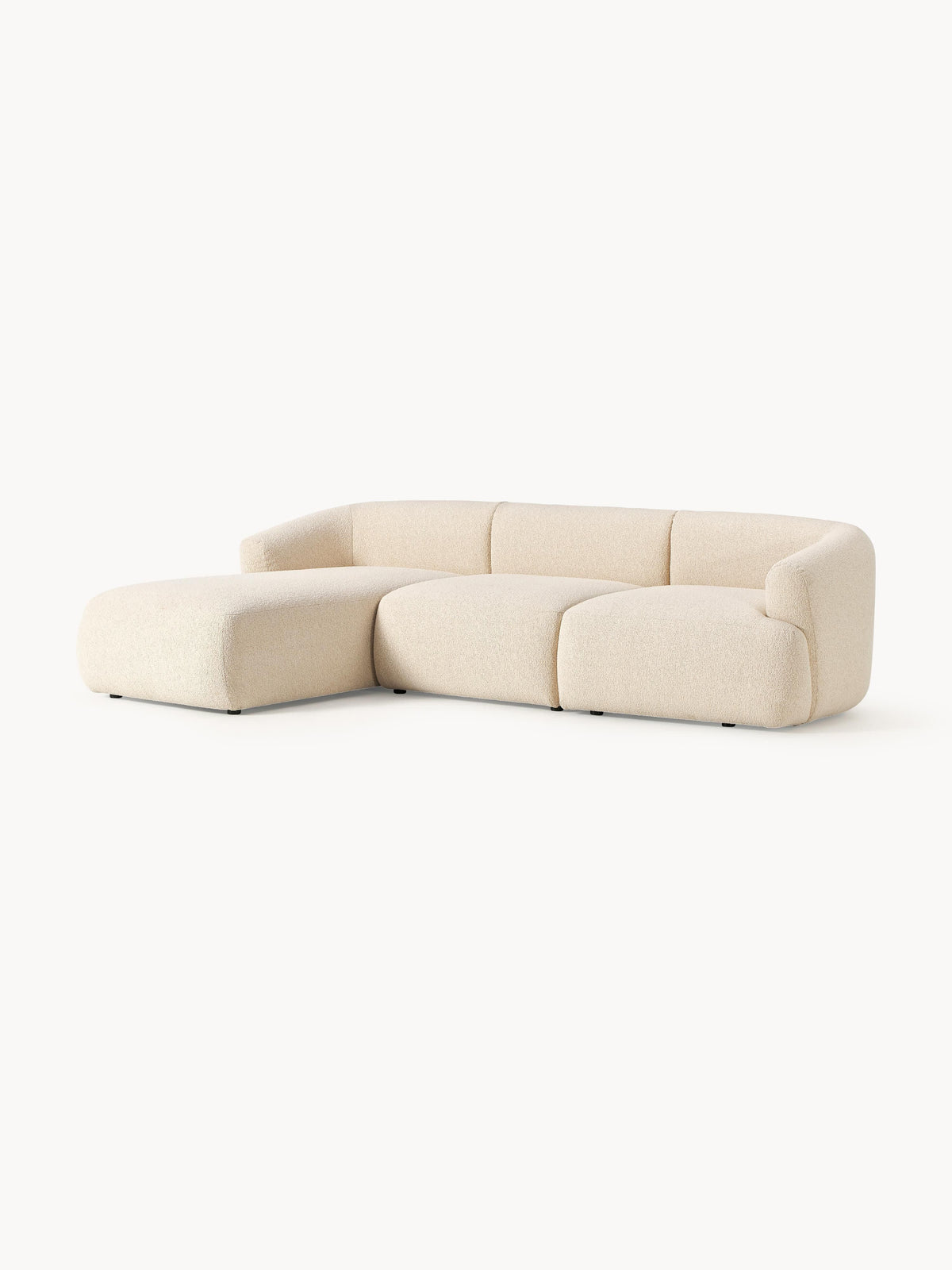 Sofinne Modular Bouclé Corner Sofa (3-Seater)
