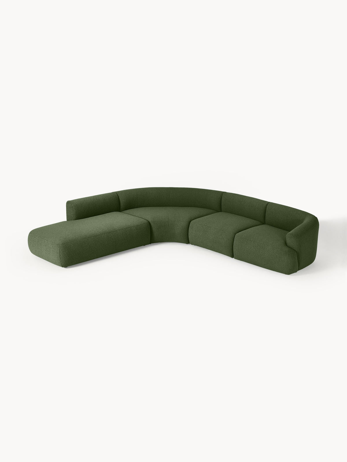 Sofinne Modular Bouclé Corner Sofa (4-Seater)