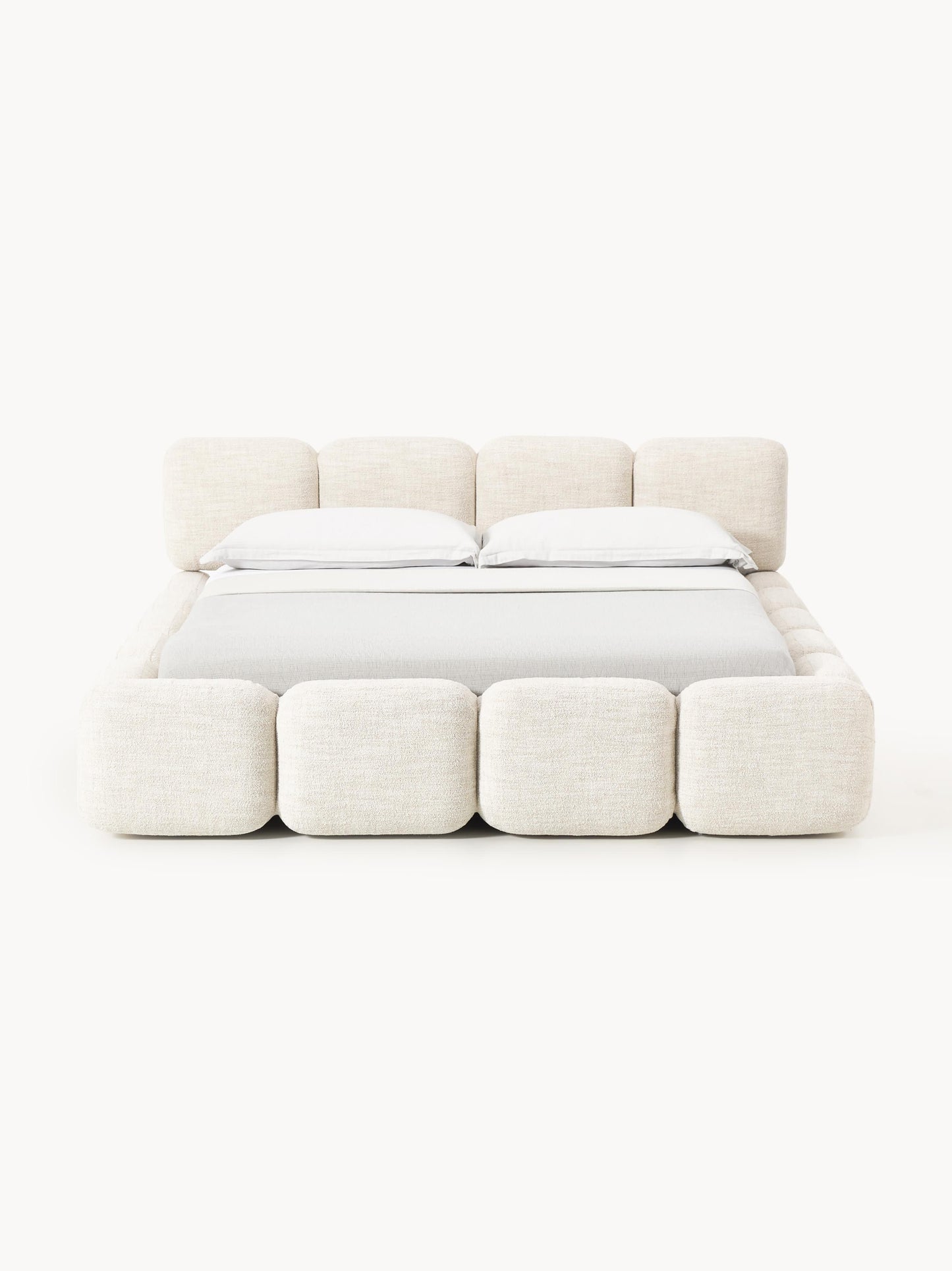 Taylira Bouclé Upholstered Bed