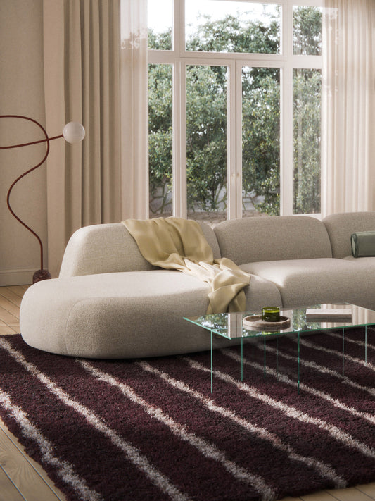 Wolena Chaise Module in Bouclé