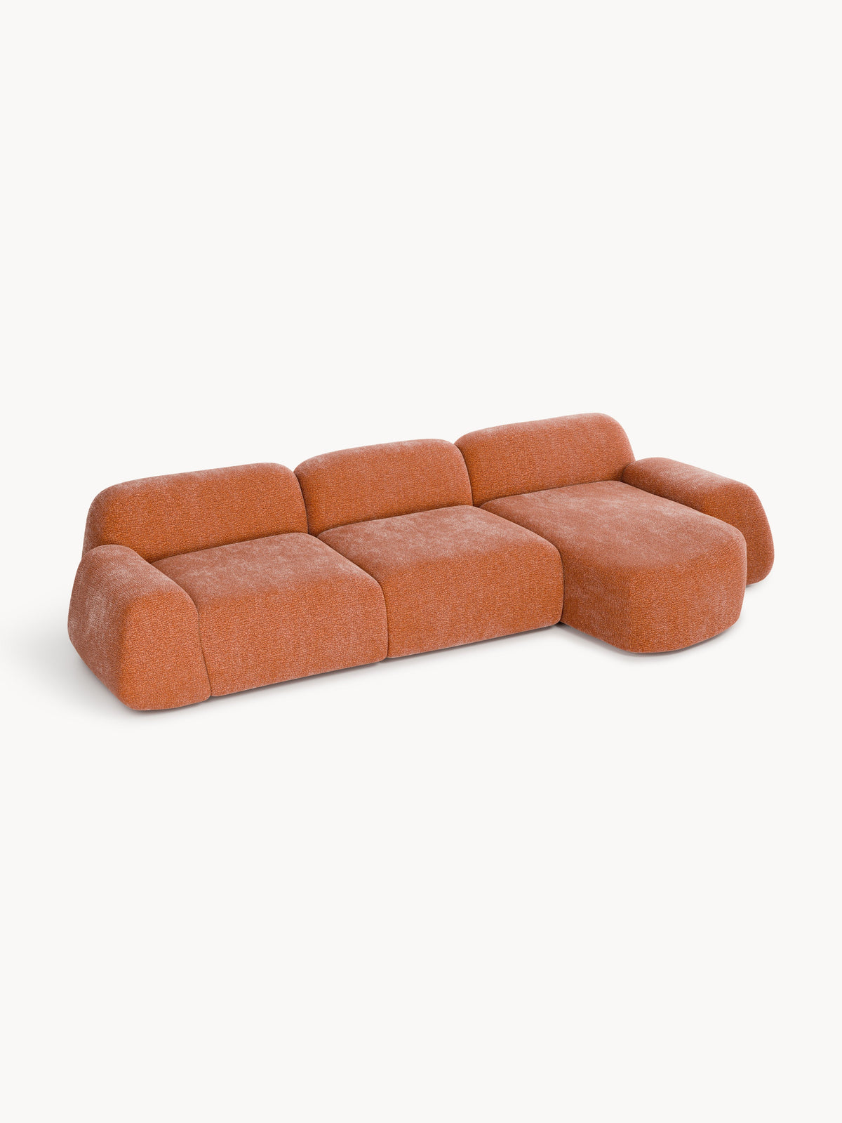 Wolena Modular Teddy Corner Sofa (4-Seater)