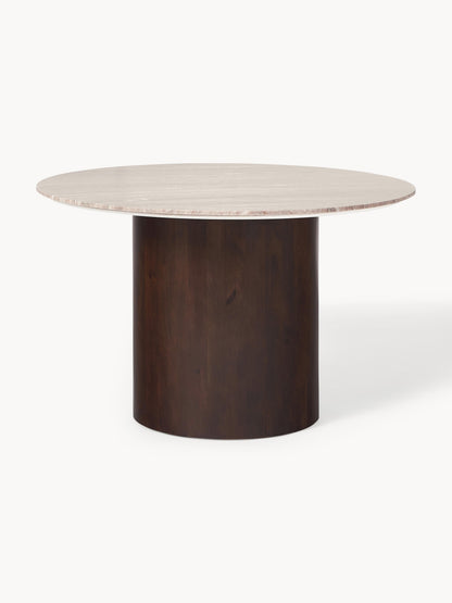 Abbara Round Marble Dining Table, Ø 120 cm