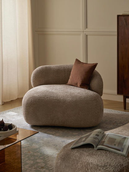 Albreda Teddy Bouclé Lounge Chair