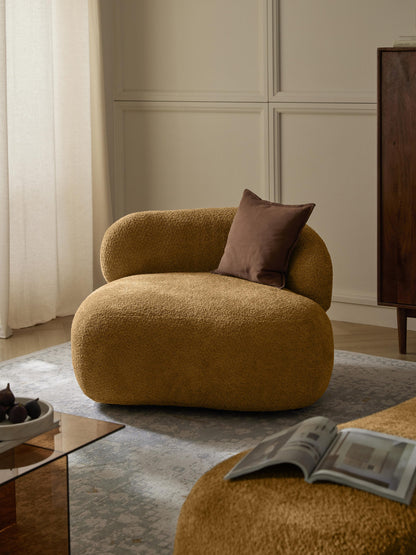 Albreda Teddy Bouclé Lounge Chair