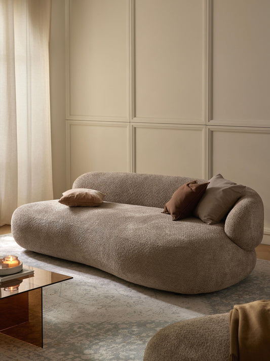Albreda Teddy Bouclé Sofa (3-Seater)