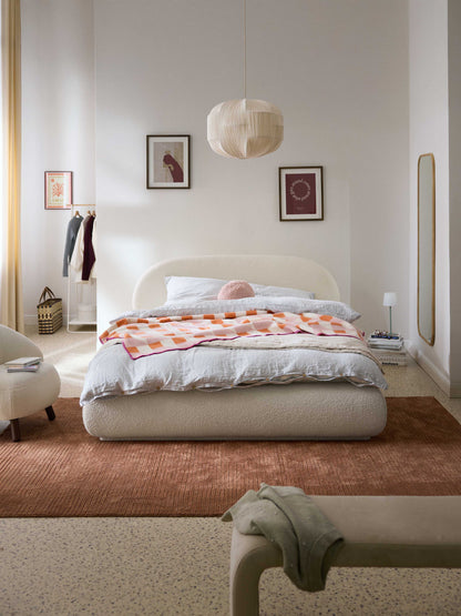Albreda Upholstered Bouclé Bed