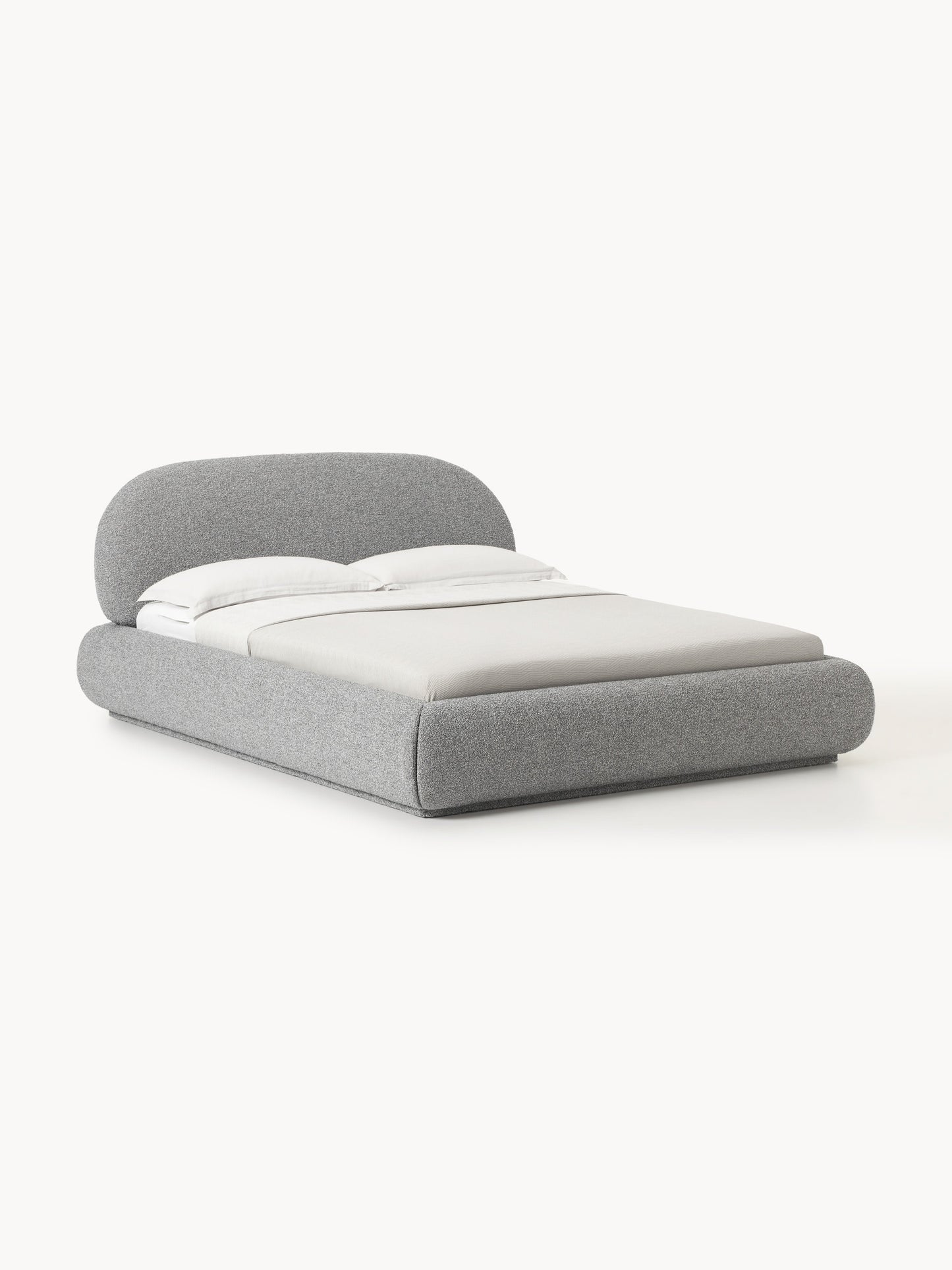 Albreda Upholstered Bouclé Bed with Storage
