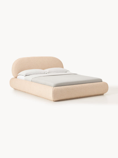 Albreda Upholstered Bouclé Bed with Storage