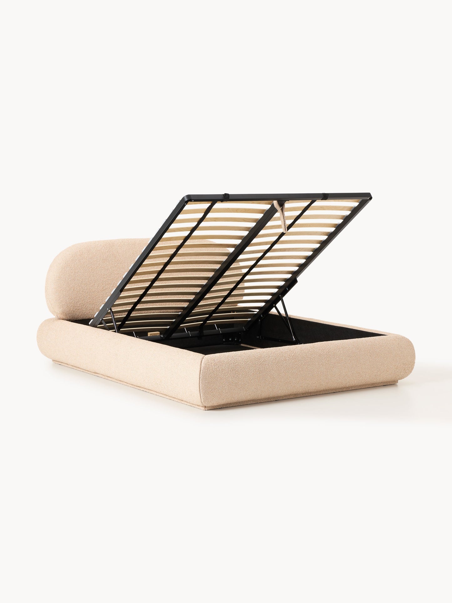 Albreda Upholstered Bouclé Bed with Storage