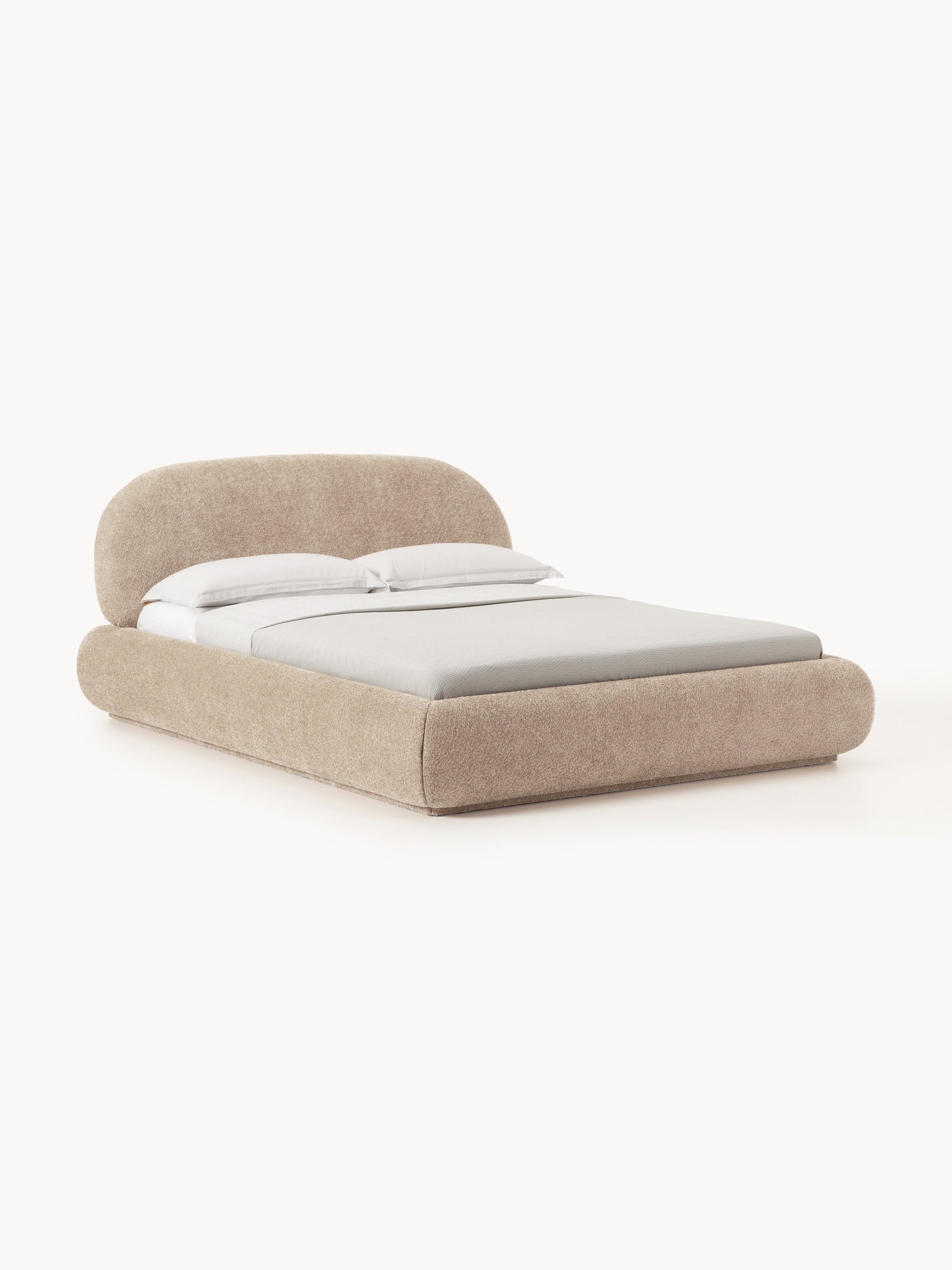 Albreda Upholstered Teddy Bouclé Bed