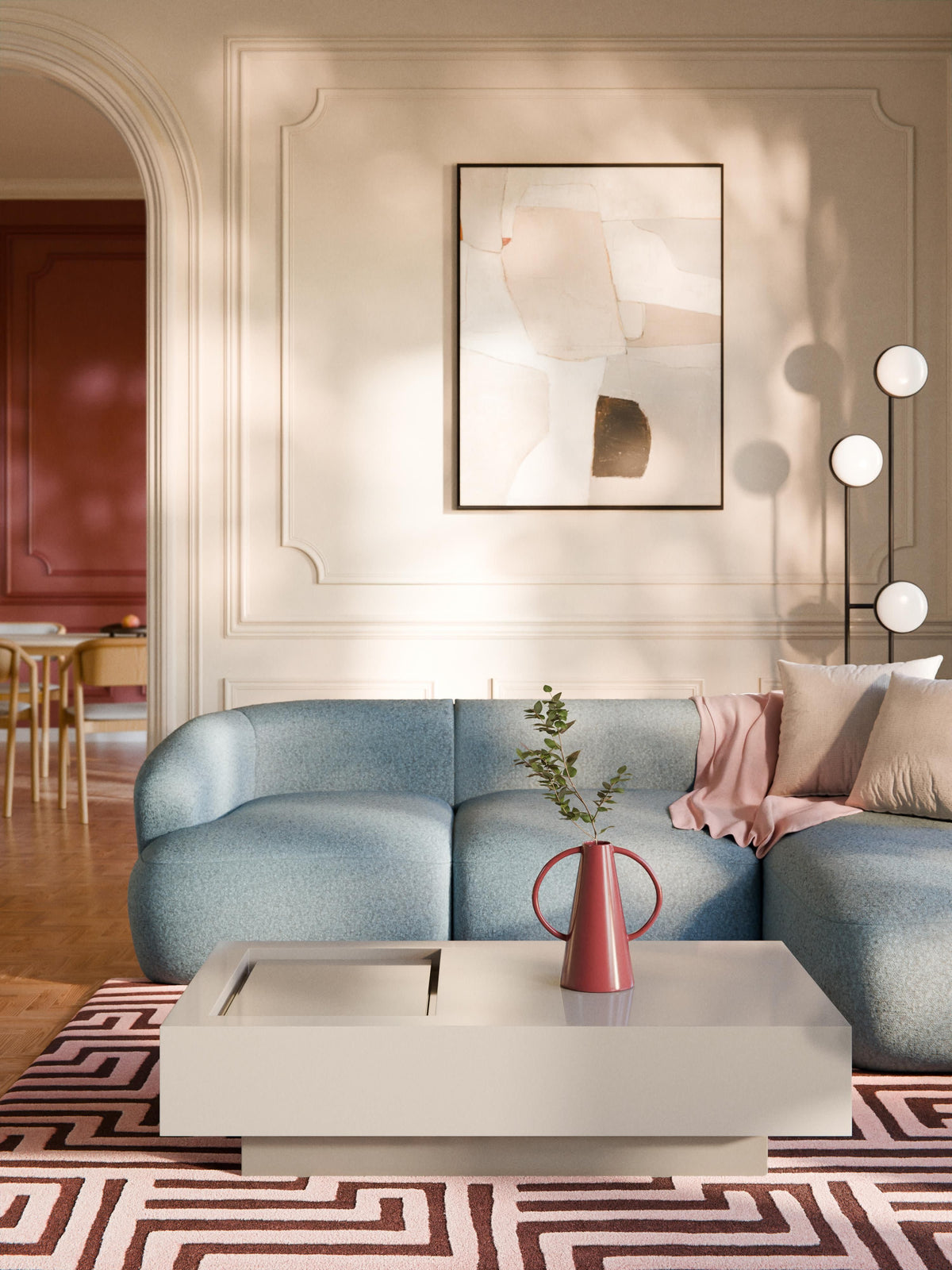 Alessanne Coffee Table with Storage, W 120 cm