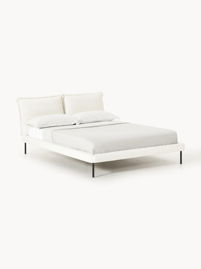 Amelita Upholstered Teddy Bouclé Bed