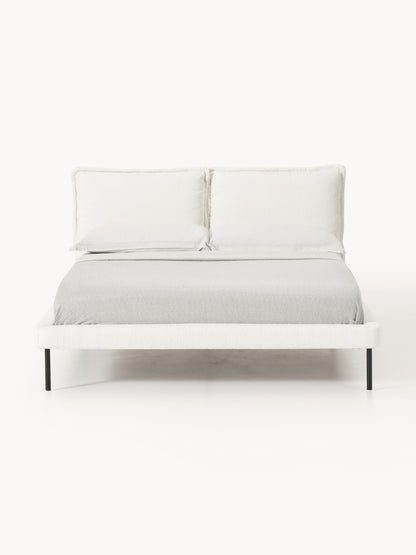 Amelita Upholstered Teddy Bouclé Bed