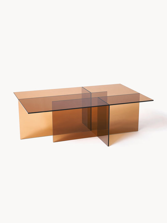 Anoutte Glass Coffee Table, W 102 cm