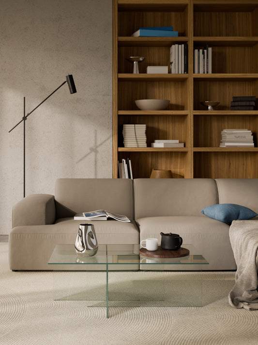 Anoutte Glass Coffee Table, W 102 cm