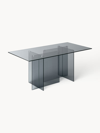 Anoutte Glass Dining Table, 180 x 90 cm