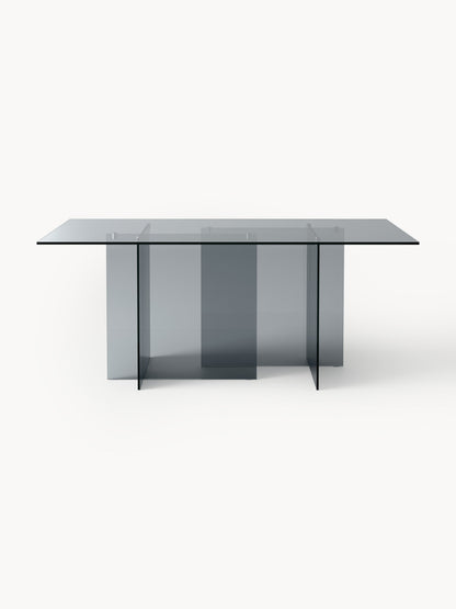 Anoutte Glass Dining Table, 180 x 90 cm