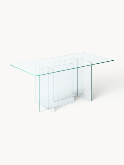 Anoutte Glass Dining Table, 180 x 90 cm