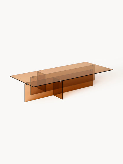 Anoutte Large Glass Coffee Table, W 160 cm